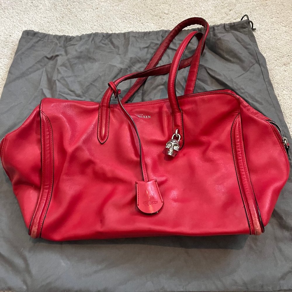Alexander McQueen Large Skull Padlock Tote